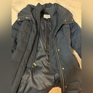 Cole Haan Women's Dark Gray Puffer Coat